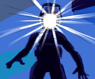 colored parody protagonist shin_megami_tensei shin_megami_tensei_strange_journey space_marine the_thing // 1103x926 // 617KB