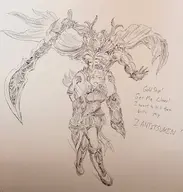 1boy 1girl armor artist:pikapika212 cape final_fantasy gold_ship riding tagme uma_musume_pretty_derby // 872x916 // 113KB