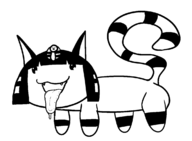 1girl animal_crossing ankha artist:piopoi cat drool furry tongue // 1169x859 // 77KB