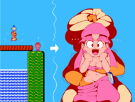 artist:unknown comic doki_doki_panic mario nipples princess_peach sex super_mario_bros._2 time_stop turban waterfall // 1516x1149 // 64KB