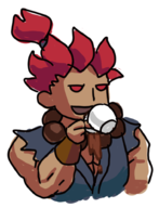 akuma artist:ssshuckle brown_skin colored cup dark_skin street_fighter street_fighter_v // 709x926 // 269KB