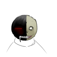 danganronpa emil fusion monokuma nier // 500x500 // 48KB