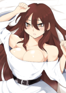 1girl artist:dweller1215 cleavage dress heroine shin_megami_tensei // 2300x3225 // 2.3MB