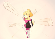 animal_crossing artist:34no404 colored cosplay isabelle rouge_the_bat sonic_(series) // 1730x1234 // 1.0MB