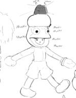 1girl ape_escape artist:rommi pipo_monkey yumi // 483x623 // 81KB