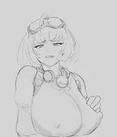 1girl artist:pogeaux battle_breakers huge_breasts razor // 1152x1344 // 194KB