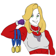 1girl artist:unknown f-zero mrs_arrow muscles // 3000x3000 // 1.8MB