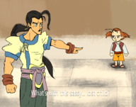 2boys artist:unknown dan fei_fong_wong one_punch_man parody text xenosaga // 1948x1528 // 2.9MB