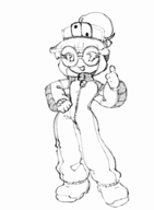 1girl animated artist:unknown blush breast_expansion breasts_out glasses hair_down personification racing_suit switch_2-tan // 410x560 // 931KB