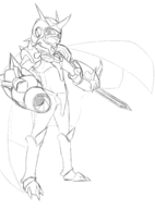 digimon double_soul mega_man_(series) mega_man_battle_network omega_soul omegamon // 2232x3028 // 1.7MB