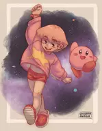 1boy artist:sunshine_memoir kirby kirby_(series) personification // 1565x2016 // 711KB