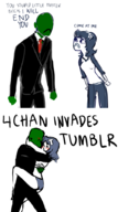 1boy 1girl 4chan anon artist:unknown boy dialogue girl hugging kiss not_vidya tumblr // 500x900 // 172KB
