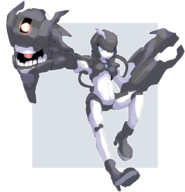 1girl abyssal artist:rider colored kantai_collection mega_man_(series) ri-class robot robot_master // 1096x1139 // 407KB