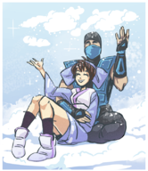 colored crossover mortal_kombat rimururu samurai_shodown sub-zero // 700x808 // 707KB