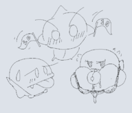 1girl artist:grey boo bra flag super_mario tongue // 746x637 // 17KB