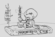 1girl artist:jakeycakes chie_satonaka eating persona persona_4 // 800x546 // 177KB