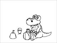 artist:unknown croc croc__legend_of_the_gobbos sitting tagme // 800x600 // 5.3KB