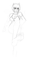 1girl artist:szeroartist feet kangoku_(series) kangoku_senkan kangoku_senkan_3 kila_kushan sketch twintails wip // 1668x2224 // 260KB