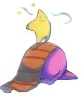 colored crossover kirby kirby_(series) sleep starfy the_legendary_starfy // 923x1067 // 268KB