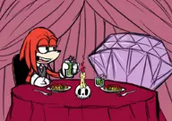 colored date emerald knuckles_the_echidna parody sonic_(series) // 1023x720 // 150KB