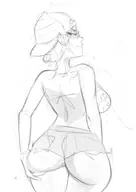 1girl american_flag_bikini artist:unknown ass bikini cap grand_theft_auto grand_theft_auto_vi mud_girl rear_view sunglasses // 755x1066 // 178KB