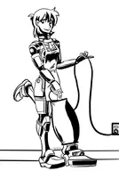 apron artist:enver commander_shepard female housewife parody // 1400x2000 // 426KB