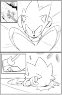 2koma artist:benaticbro lineart sonic_(series) sonic_the_hedgehog tripping // 1917x2944 // 1.3MB