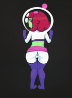 artist:34no404 ass colored giantess luna luna_(mighty_milky_way) mighty_milky_way planet red_hair sucking wayforward // 668x908 // 357KB