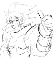 artist:xiceowl bang_shishigami blazblue thumbs_up // 1750x1925 // 829KB