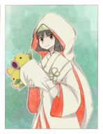 1girl artist:unknown bellsprout erika pokemon pokemon_rby // 1949x2524 // 2.2MB