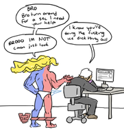 artist:ssshuckle colored computer gill parody street_fighter street_fighter_v urien // 591x626 // 180KB