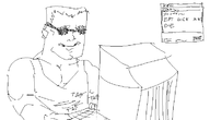 1boy 4chan computer duke_nukem keyboard mspaint shades shitposting short_hair sunglasses text // 734x419 // 16KB