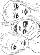 angel emilie_de_rochefort lili lips makeup mileena mortal_kombat teeth tekken the_king_of_fighters // 1450x2000 // 851KB