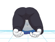 1girl artist:unknown ass bent_over feet navel nintendo wii_fit_trainer // 639x489 // 13KB