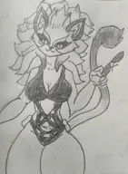 1girl artist:billyfutureboy belladonna swimsuit traditional_medium trials_of_mana // 2623x3573 // 3.2MB