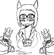 1girl artist:bad-draw devil-it office_attire personification spiral_knights text trojan // 1116x1140 // 562KB