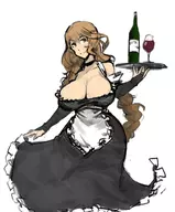 artist:borvar brunette cecil_neues cleavage legend_of_heroes maid // 979x1181 // 432KB