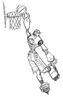 1boy artist:unknown ball basketball jet_set_radio monochrome robot roboy sketch // 478x734 // 23KB