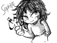1girl artist:unknown garyc.me loli look_outside monochrome sketch slingshot sophie text // 800x600 // 143KB