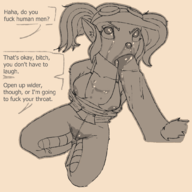 1boy 1girl angry anthro artist:unknown bra breasts clothed_female crash_bandicoot_(series) crying fellatio furry goggles huge_breasts nipples opossum pasadena_o'possum pee peeing penis rape text topless wet wet_pussy // 1000x1000 // 324KB