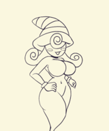 alternate_breast_size artist:iggy_bomb hat huge_breasts paper_mario paper_mario_the_thousand-year_door super_mario vivian witch_hat // 2000x2400 // 345KB