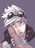 alternate_costume artist:blindwildcat colored huge_penis overwatch penis tracer // 1000x1362 // 691KB