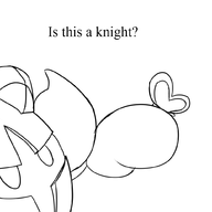 artist:bad-draw butterfly joke_delivery kirby_(series) kirby_star_allies morpho_knight sketch text // 1000x1000 // 144KB
