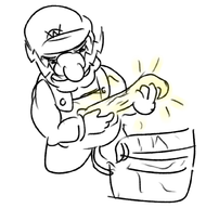 chest golden penis super_mario wario // 1000x1008 // 396KB