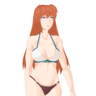 1girl artist:hsk bikini elehayym_van_houten xenogears // 1000x1000 // 234KB