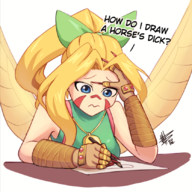 1girl artist:mateus_upd digimon drawing text tinkermon // 833x833 // 511KB