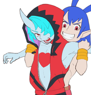 2boys artist:unknown disaea laharl zed // 1607x1671 // 1.1MB