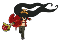 1girl artist:2x ashley colored cosplay dante devil_may_cry fixed loli wand warioware // 1577x1080 // 339KB