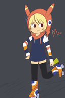 artist:plato colored jet_set_radio klonoa klonoa_(series) moo personification text // 1335x2000 // 445KB