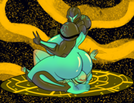 1boy 1girl artist:scorndude dark_samus facesitting metroid metroid_prime penis scorn scorn_guy // 1907x1471 // 2.1MB